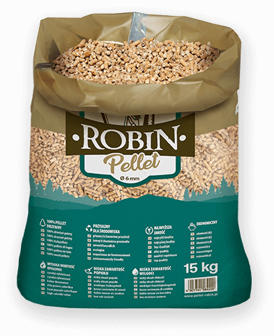 worek pelletu opałowego Robin do kupienia w Zalewie lub sklepie internetowym